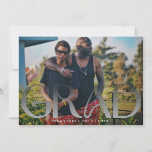 Anúncio Unidade de Foto Moderna de Formando Branco Fade