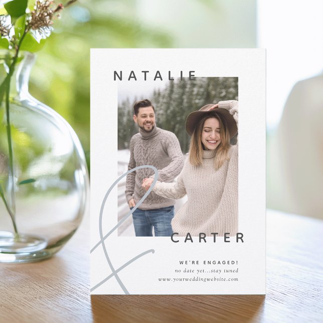 Anúncio Unidos para Sempre | Compromisso de Foto Moderna (Criador carregado)