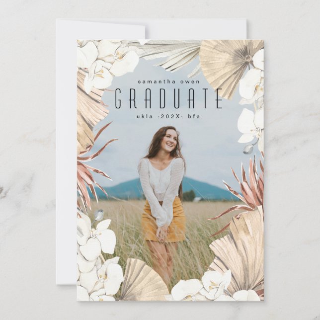 Anúncio Universidade de Fotografias do Formando Modern Boh (Frente)