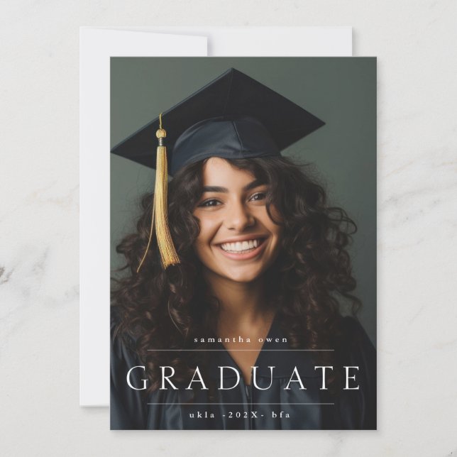 Anúncio Universidade formal de cheios modernos (Frente)