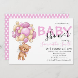 Anúncio Urso de Teddy Rosa, Balões, Bebês, Chamas