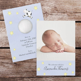 Anúncio Vaca de Aquarela Simples Pulou a Lua A