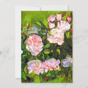 Anúncio Van Gogh ainda vive com rosas rosa
