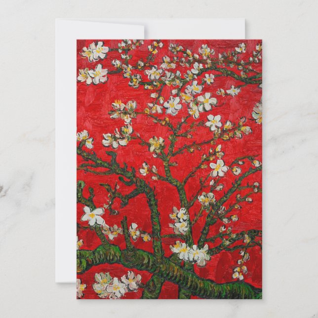 Anúncio Van Gogh Almond Blossoms Red (Frente)