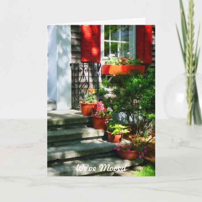 Anúncio Vasos de Flores e Portas Vermelhas (Frente)