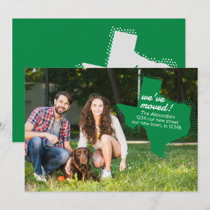 Anúncio Verde que nos movemos - Texas pontilhado movendo-s