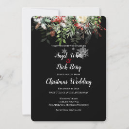 Anúncio Verduras de Natal/Flocos de Neve/Casamento de Fim