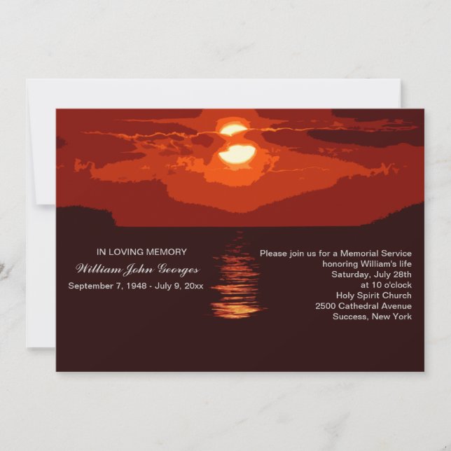 Anúncio vermelho da cerimonia comemorativa do por (Frente)