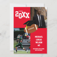 Anúncio Vermelho sobre Graduação de Futebol