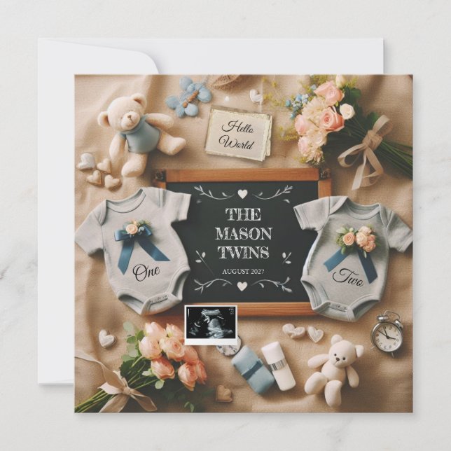 Anúncio Vias de Gravidez Gêmeas nas Mídias Sociais, Gravid (Frente)