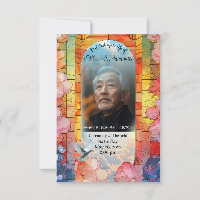 Anúncio Vidro escondido com Dove Funeral (Frente)