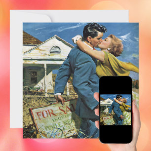 Anúncio Vintage Love and Romance Newlyweds Comprar Primeir