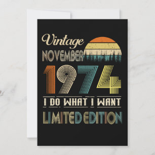 Anúncio Vintage Novembro De 1974 What I want Limited Editi