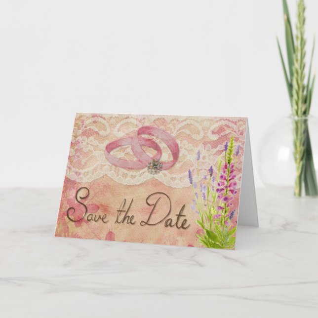 Anúncio Vintage Salvar A Data (Frente)