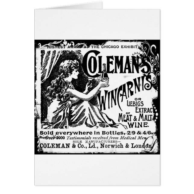 Anúncio Vintage Wincarnis Tonic (Frente)