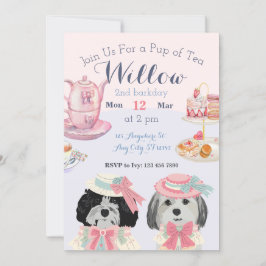 Anúncio Você é convidado para um lançamento do Tea