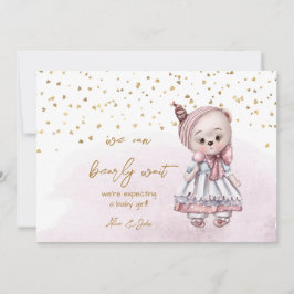 Anúncio We Can Bearly Wait Cute Stuffed Animal Pregnancy