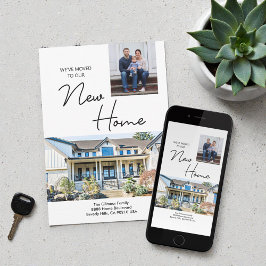 Anúncio We've moved to our New Home custom photos