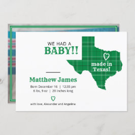 Anúncio Xadrez Verde Feita No Texas Foto Horizontal