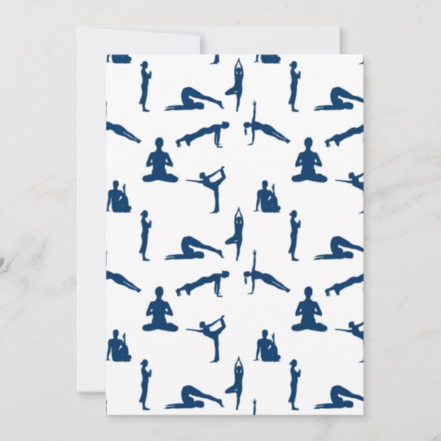 Anúncio Yoga Poses Card (Frente)