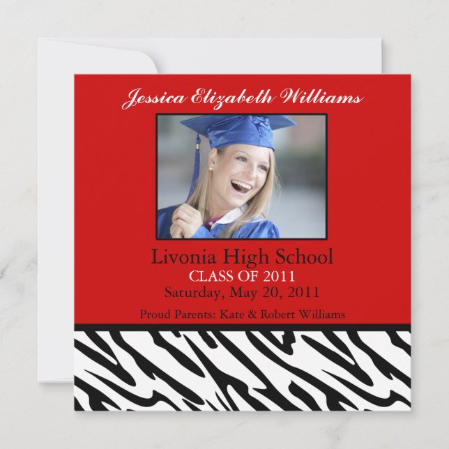 Anúncio Zebra Vermelha (Frente)