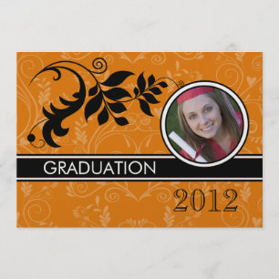 Anúncios de Formal Orange Photo Graduation