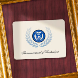 Anúncios de Formandos ou escola de logotipo