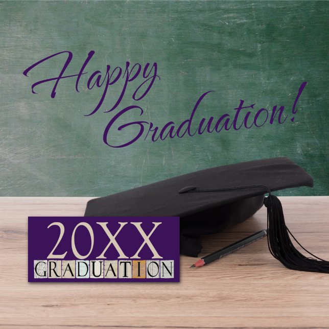 Anúncios de Graduação/Convites de Partes [Roxo] (Criador carregado)