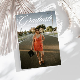 Anúncios de graduação de 4 fotos minimalistas