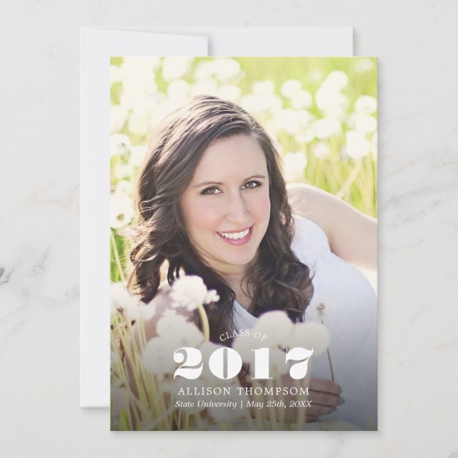 Anúncios de Graduação de Fotos (Frente)