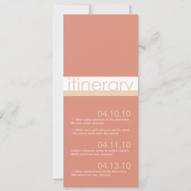 Anúncios de Itinerário para Duas Noivas (Frente)