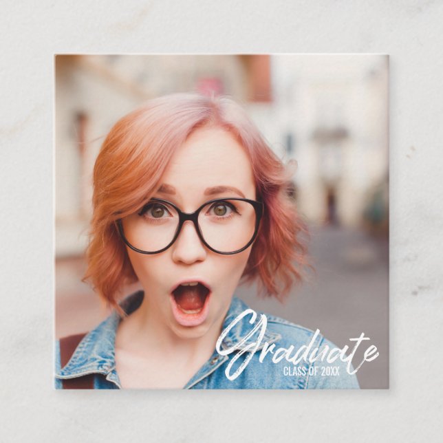 Anúncios de minigraduação | Cartões de Visita (Frente)