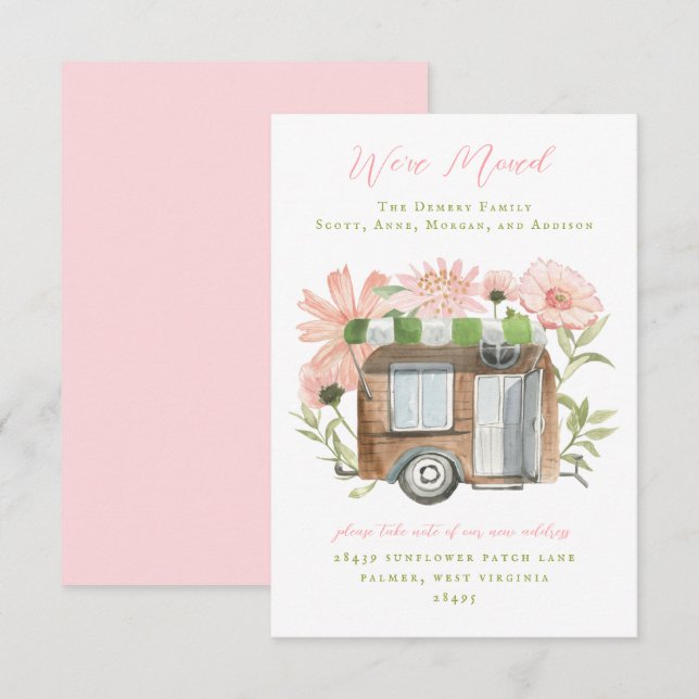 Anúncios de Movimentação de Camper (Frente/Verso)