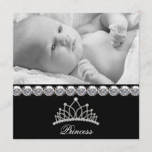 Anúncios de Nascimento da Princesinha Tiara Bebê
