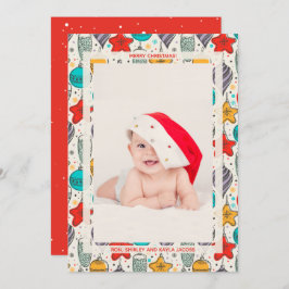 Anúncios de nascimento de fotos de natais vintages