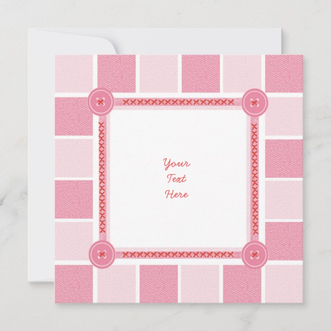 Anúncios de nascimento de menina / Chá (vazio) (Frente)