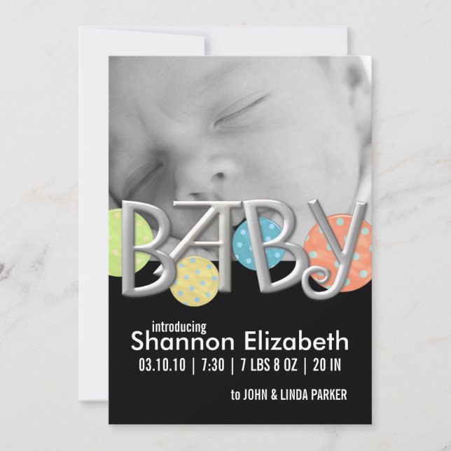 Anúncios de Nascimento Moderno (Frente)