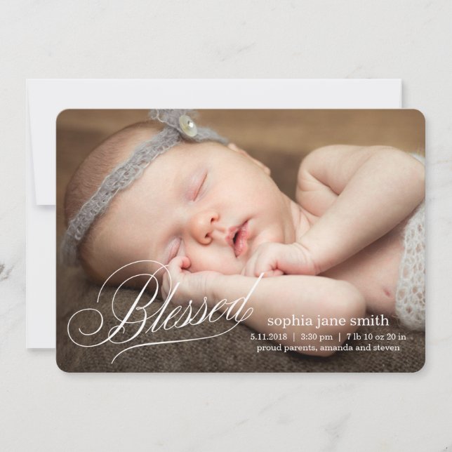 Anúncios de Nascimento Moderno BESSED (Frente)