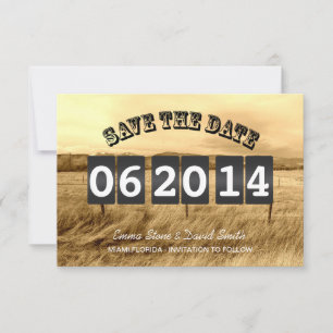 Anúncios de Rustic Country Wedding Save the Date