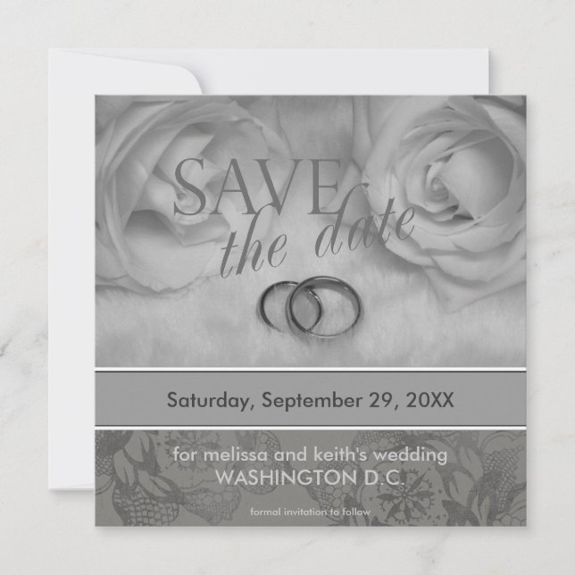 Anúncios de Salve a Data (Frente)