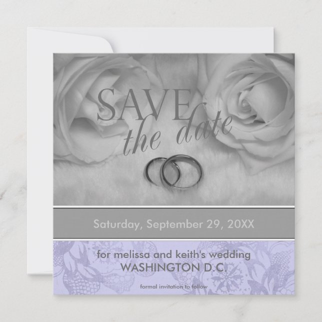 Anúncios de Salve a Data (Frente)