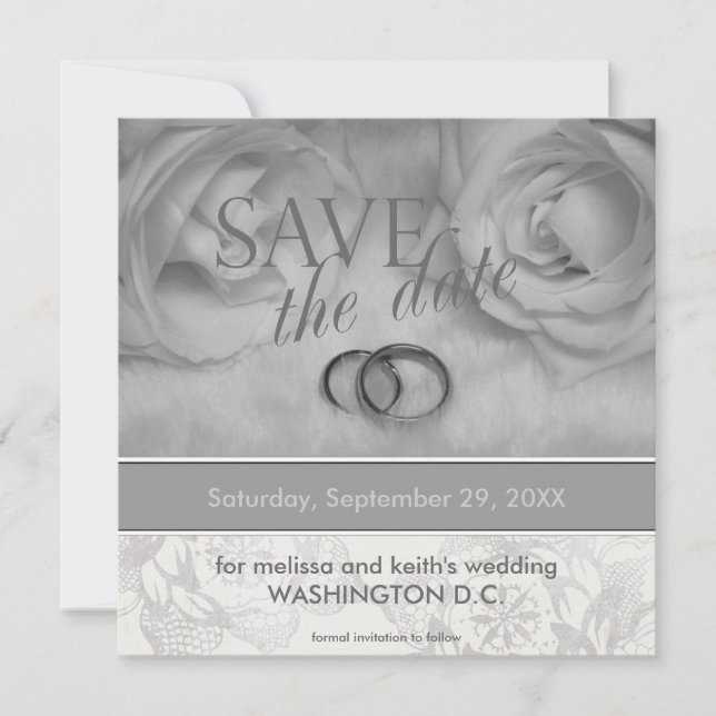 Anúncios de Salve a Data (Frente)