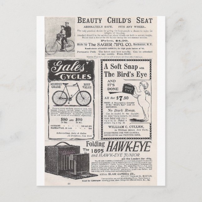 Anúncios do Harper de maio de 1895 (Frente)