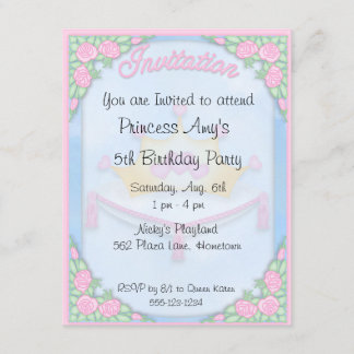 Anúncios dos convites da PRINCESA aniversário