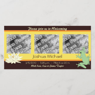 Anúncios Dourados de Sapo e Nascimento do Lotus