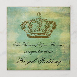 Anúncios elegantes dos convites da coroa francesa