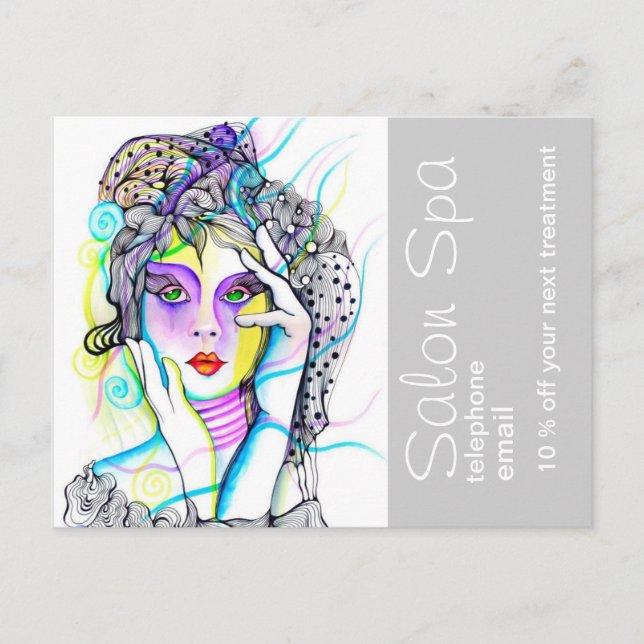 Anúncios em Salão e Spa (Frente)