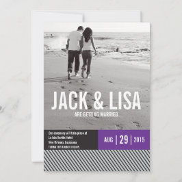 Anúncios Mínimos de Salve a Data | Casamento