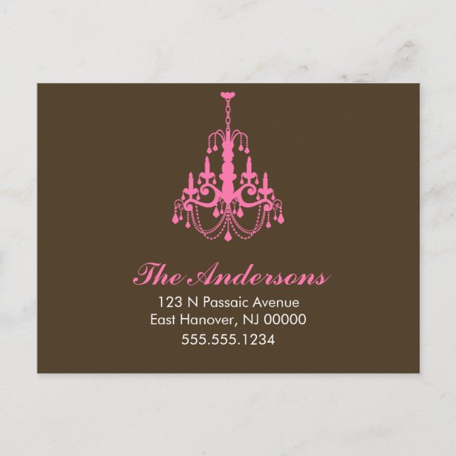 Anúncios Móveis de Chandelier Rosa (Frente)