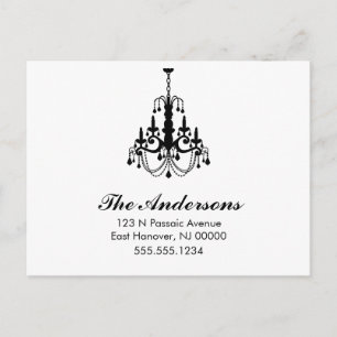 Anúncios moventes do candelabro preto e branco